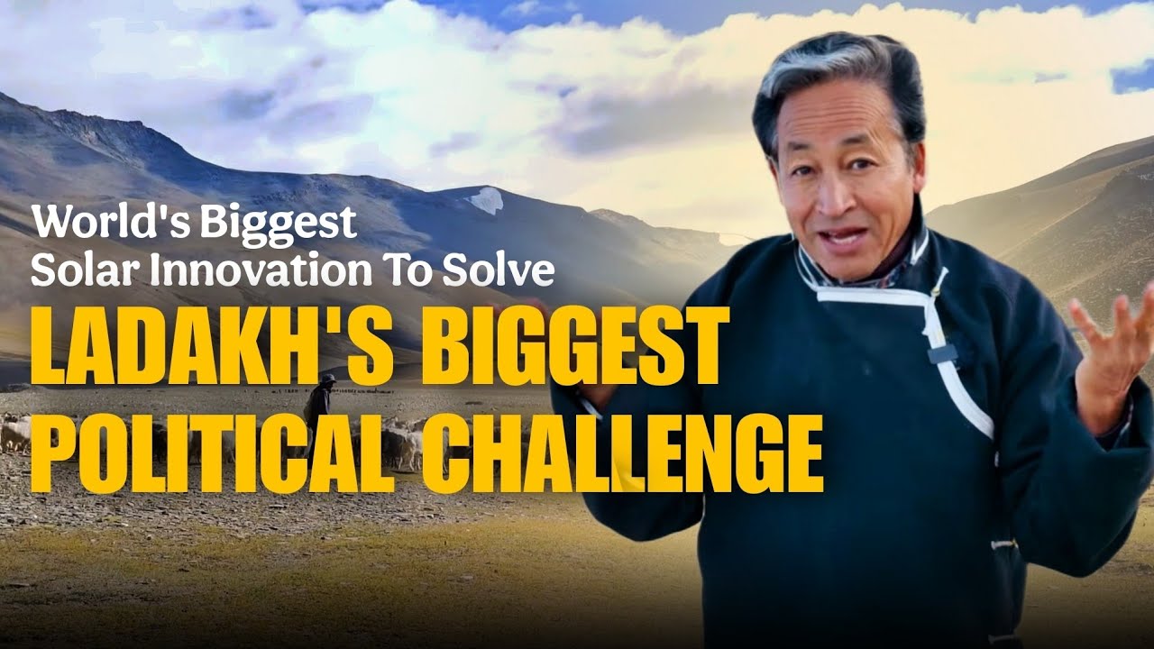 Can Innovation Save Ladakh ???  Pastora-voltaics a win win solution
