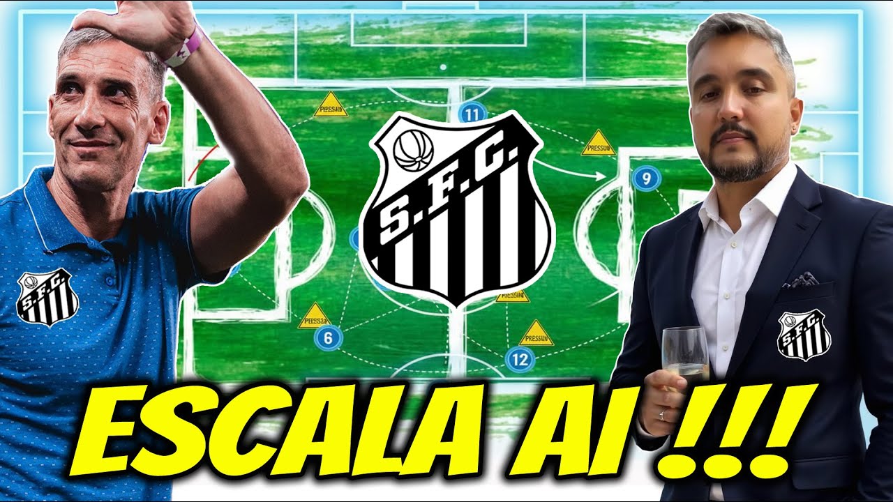 SANTOS FC ESCALADO PARA A ESTREIA? MEU PALPITE! ⚽