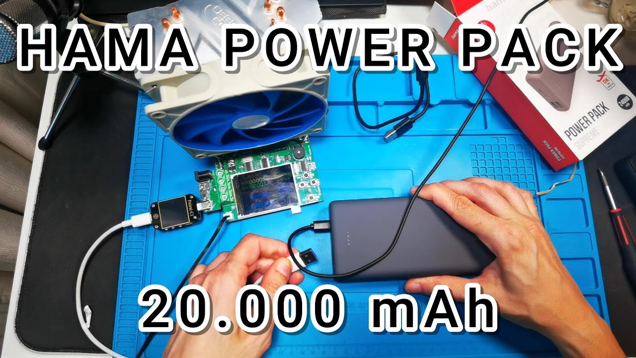 Power Bank generos de la HAMA SUPREME capacitate de 20.000 mAh