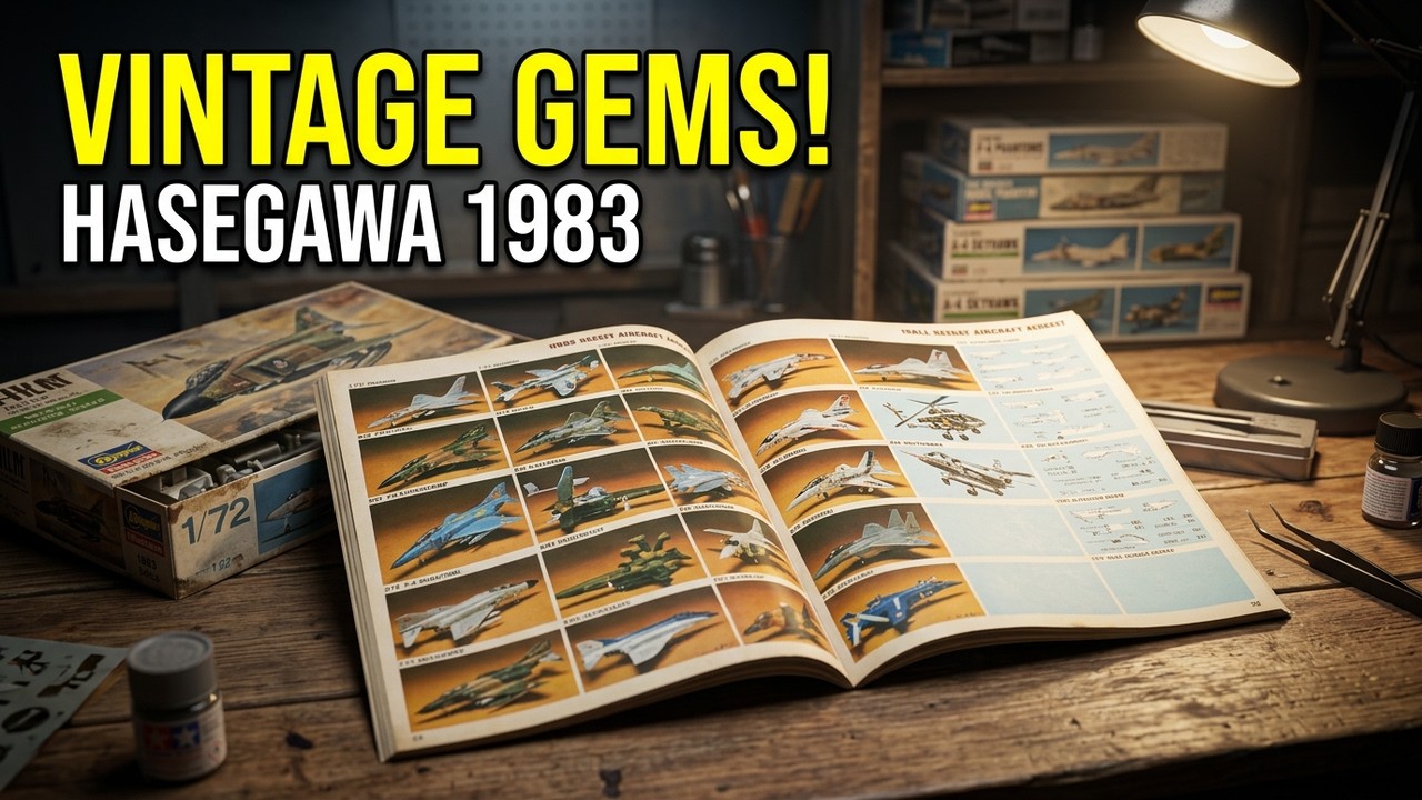 Hasegawa 1983 catalogue showcase | Scale model aircraft collection