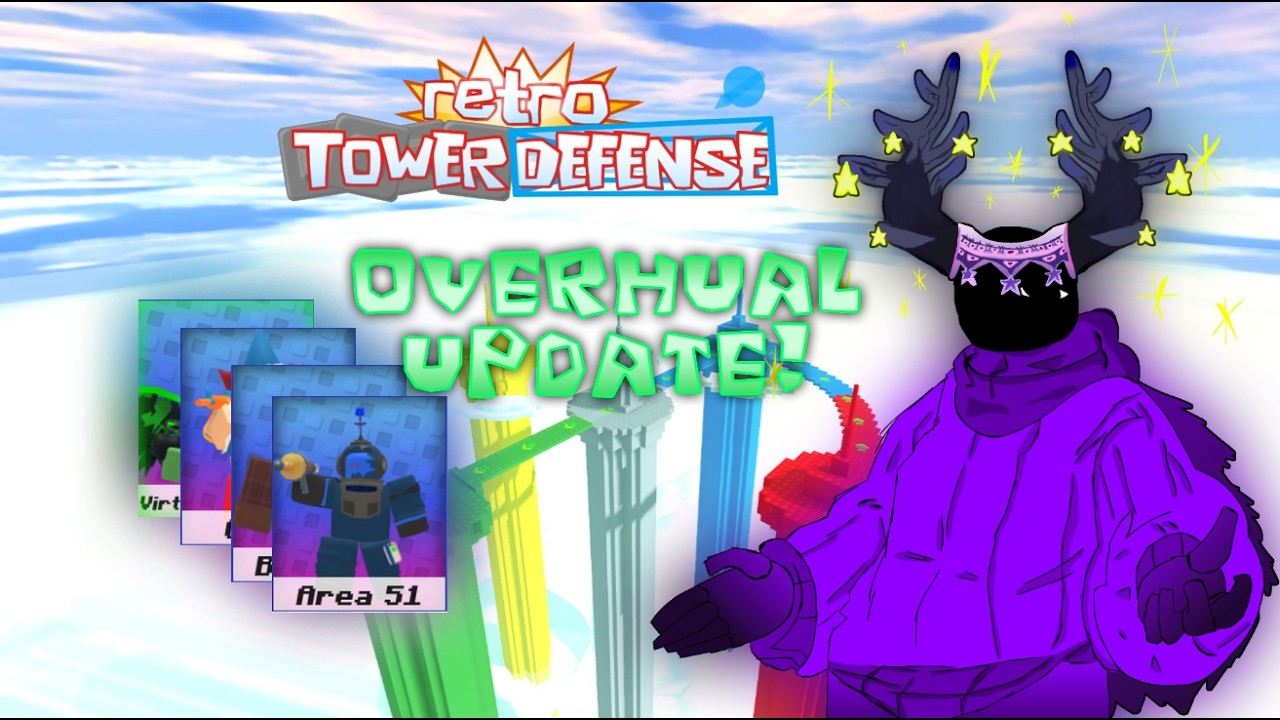 RTD'S BEST OVERHAUL EVER!? // [✳️] Retro Tower Defense