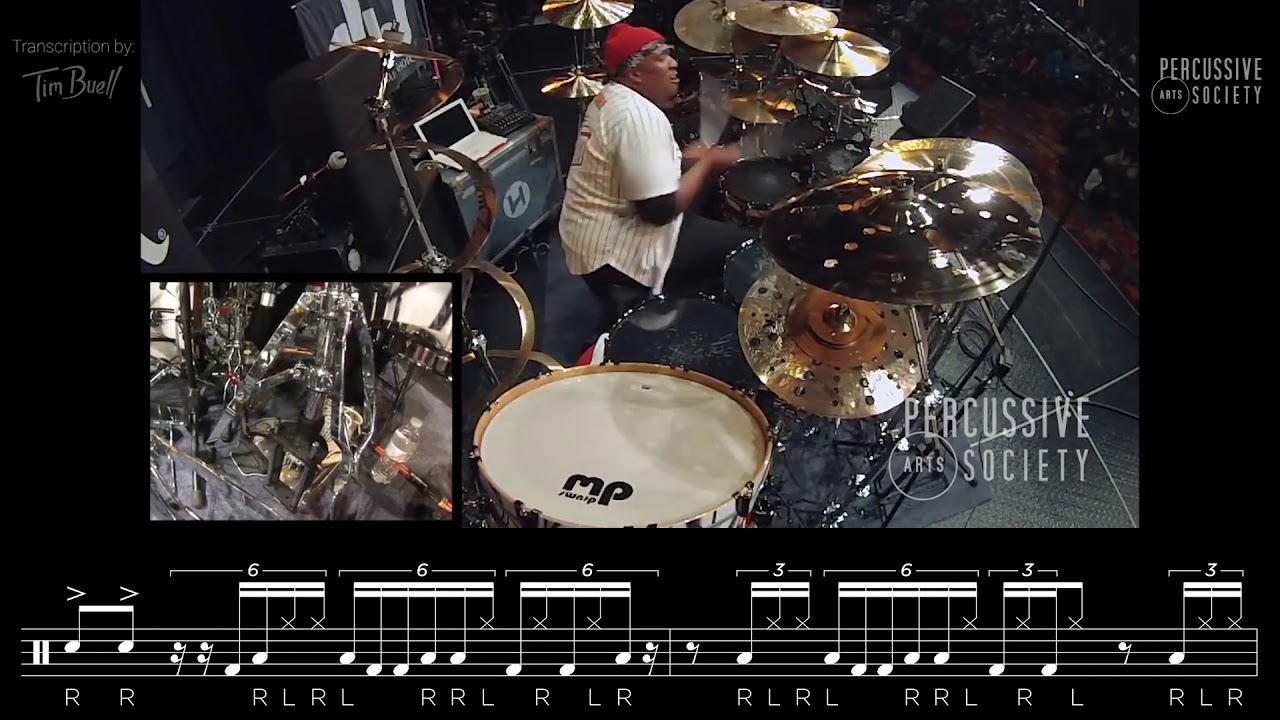 Eric Moore II - PASIC17 (Opening Drum Solo) w/ TRANSCRIPTION