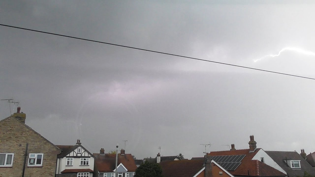 Active homegrown thunderstorm with loud thunder - Herne Bay, Kent - 24th May 2022