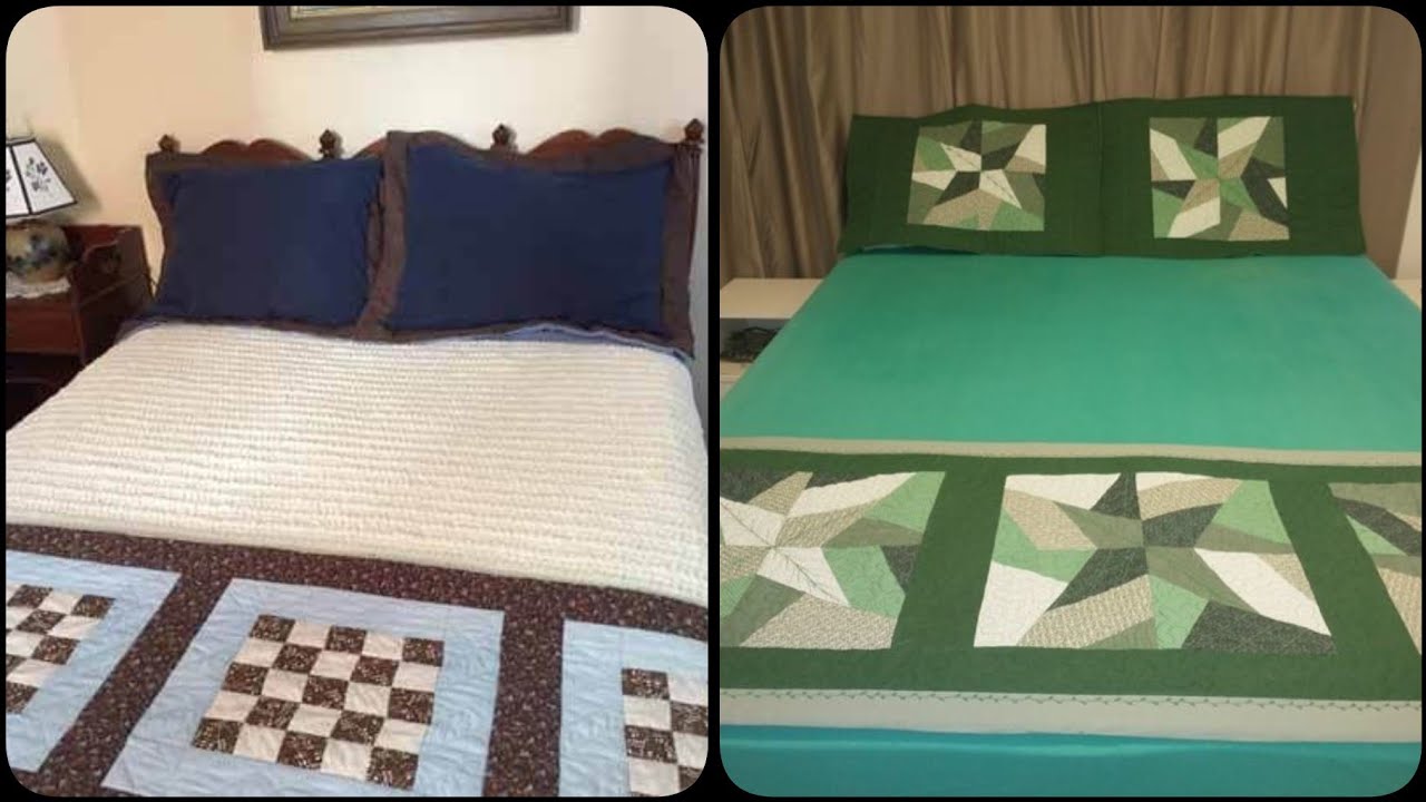 New stunning patchwork bed runner design and ideas🌺🌺