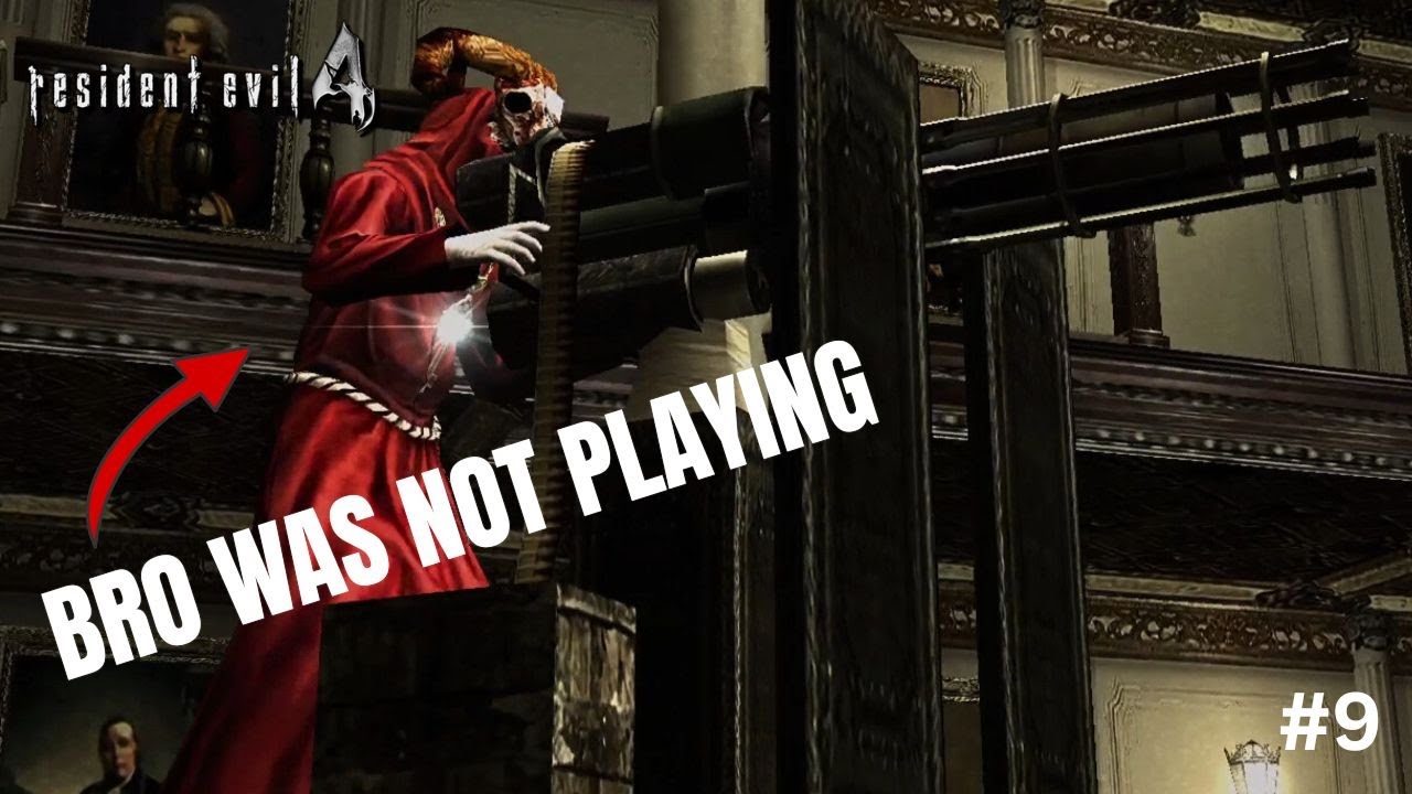 Where Did HE Get a Machine Gun?! Resident Evil 4 Part 9