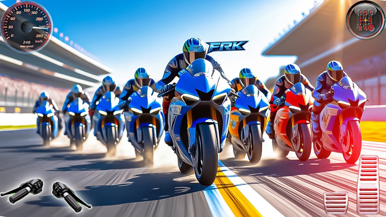 Motorcycle Gameplay High Speed Bike Stunt Racing | Mega Ramp Challenge #2