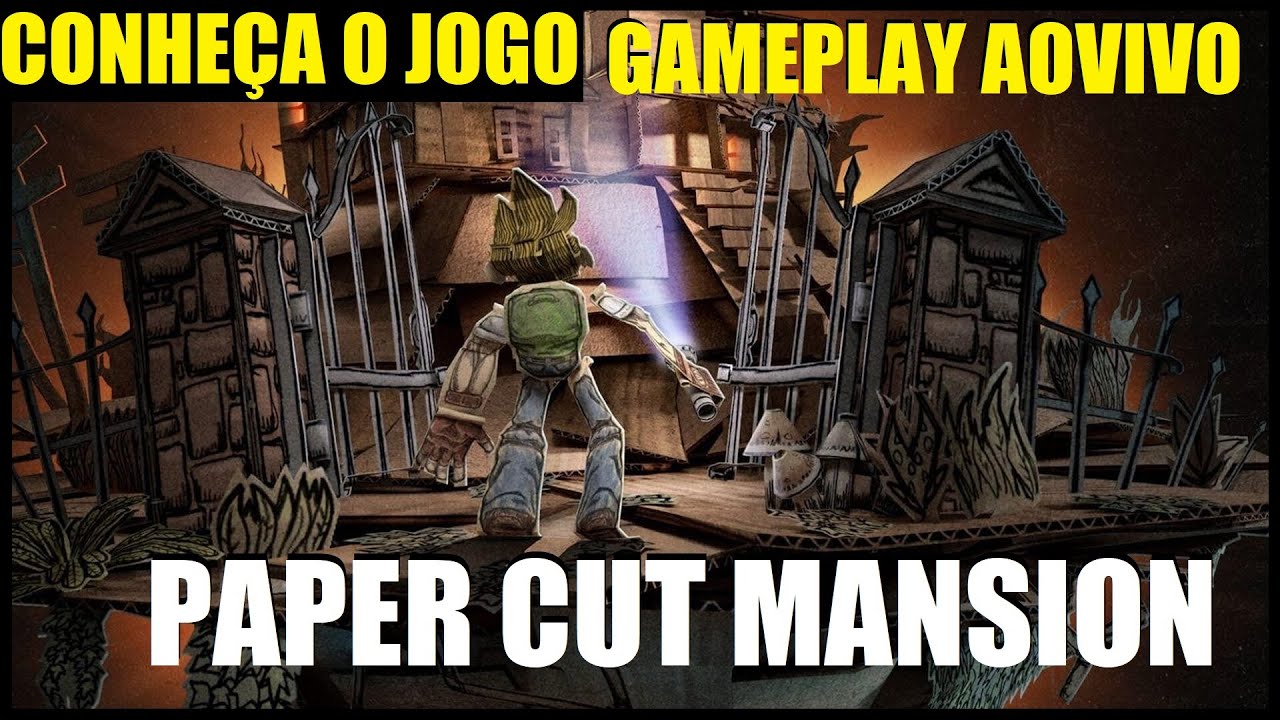 Paper Cut Mansion - Roguelite diferenciado ! explora&ccedil;&atilde;o e puzzle.