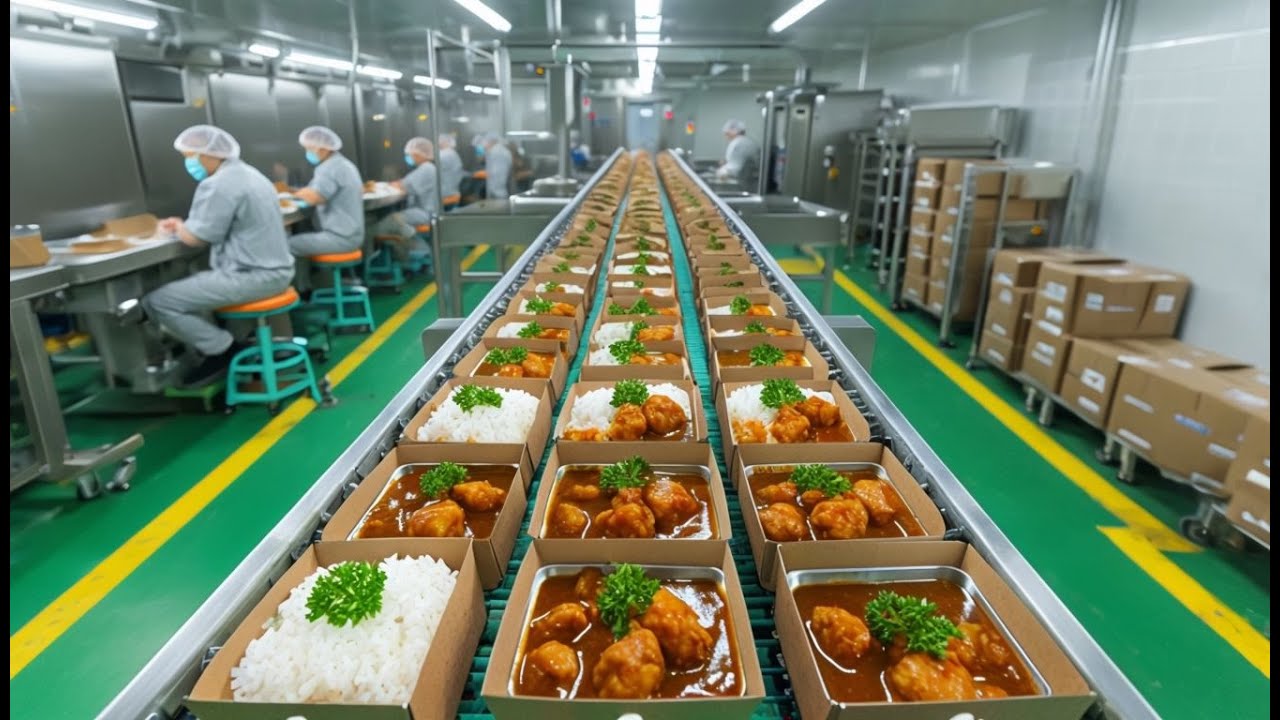 Making MILLIONS of Ready Meals in a Factory in a Day