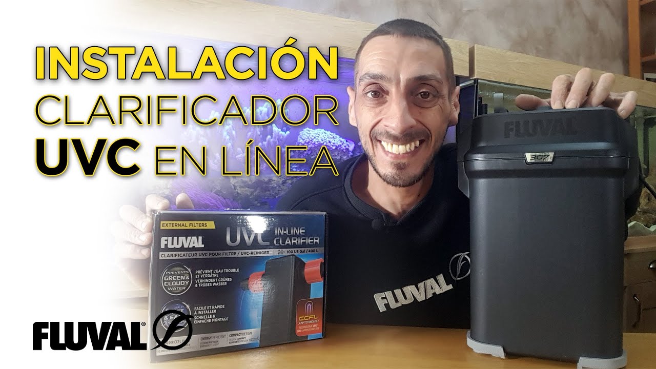 Instalación del Clarificador UVC en línea con el Filtro Fluval Serie 07