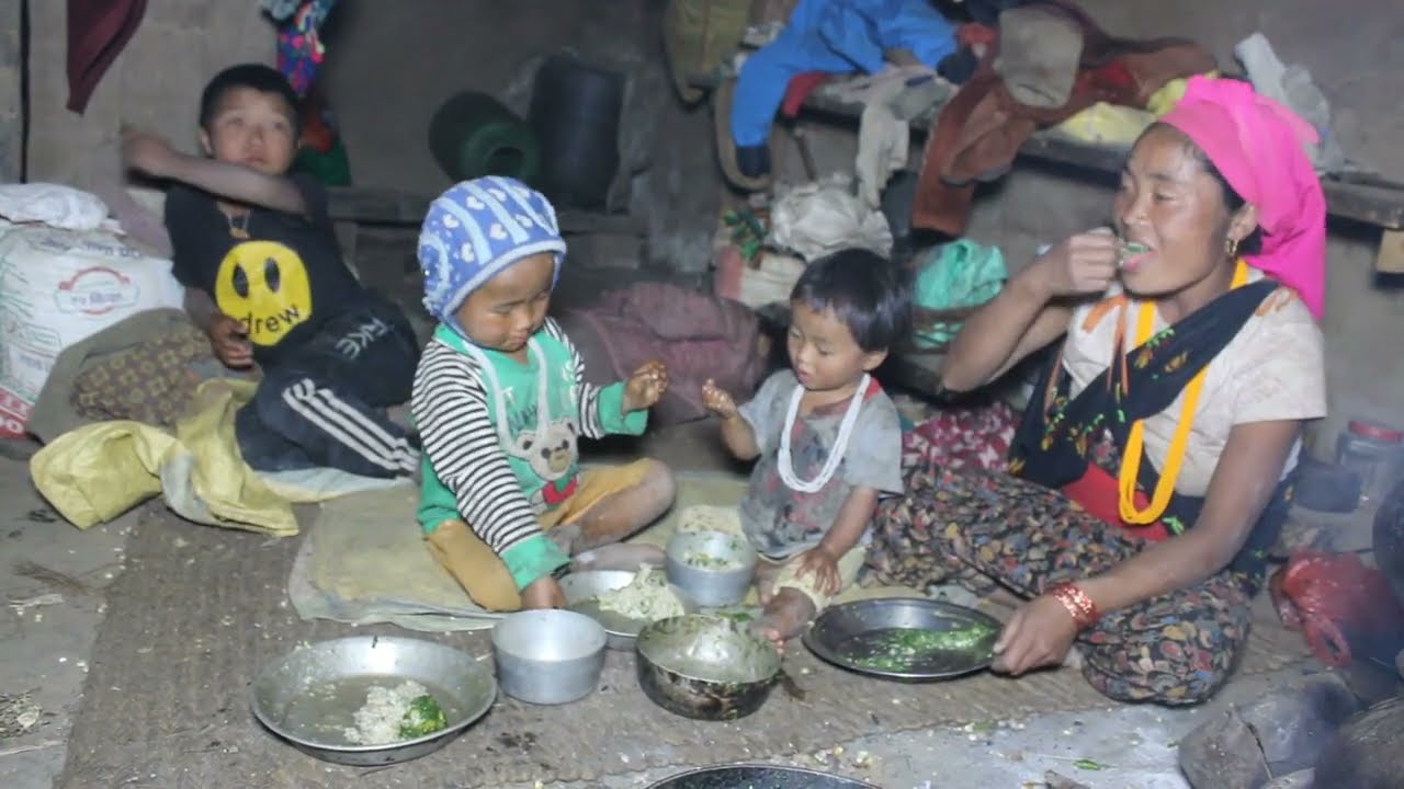 Myvillage official videos EP 84 || Collecting and cooking green vegetables