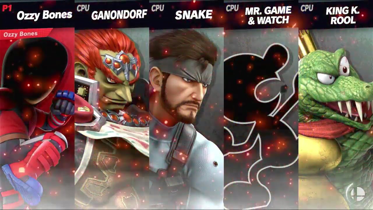 The Wrath of Ozzy Bones: Super Smash Bros Ultimate