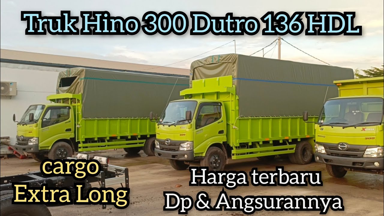 Truk Hino 300 Dutro HDL extra long cargo, Harga terbaru Dp dan Angsuran