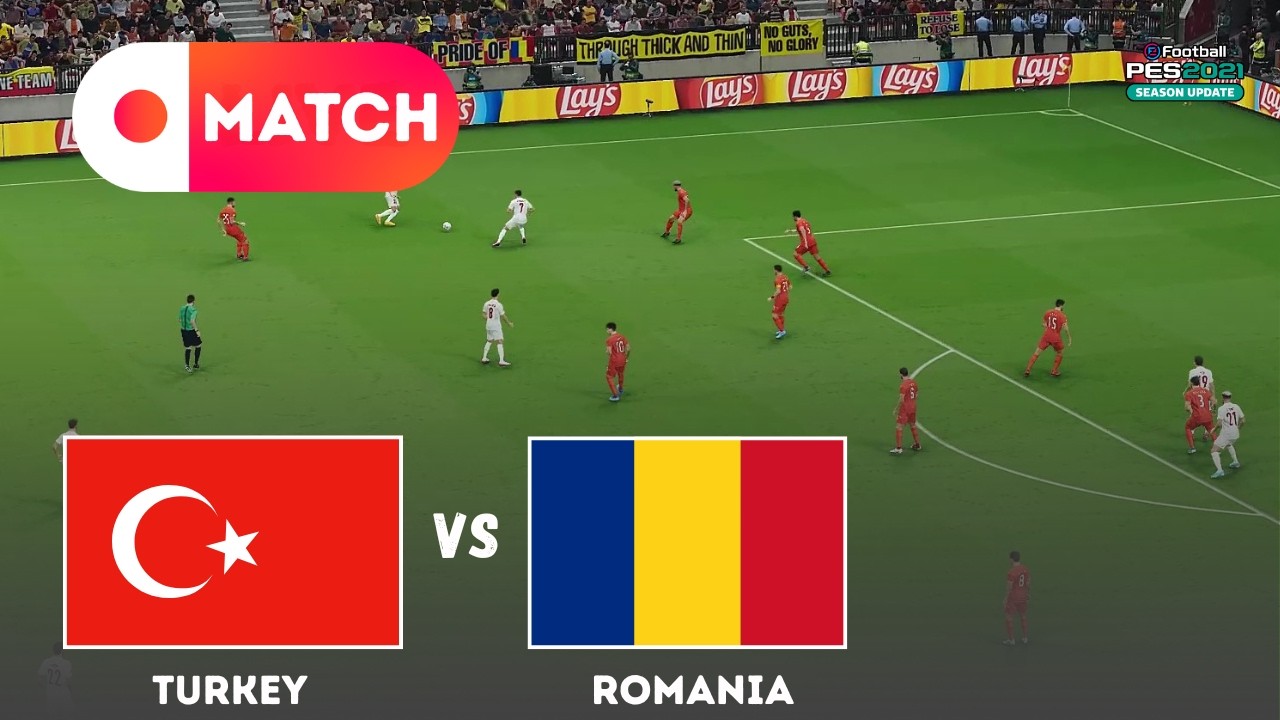 TURKEY vs ROMANIA | World Cup Qualifying 2026 Match Simulation | eFootball PES 21 Gameplay