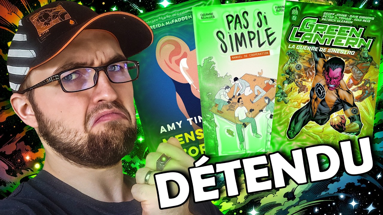 📙 Coin Lecture #74 (3/4) : Green Lantern, Mens-moi à l'oreille, Pas si simple et Captive