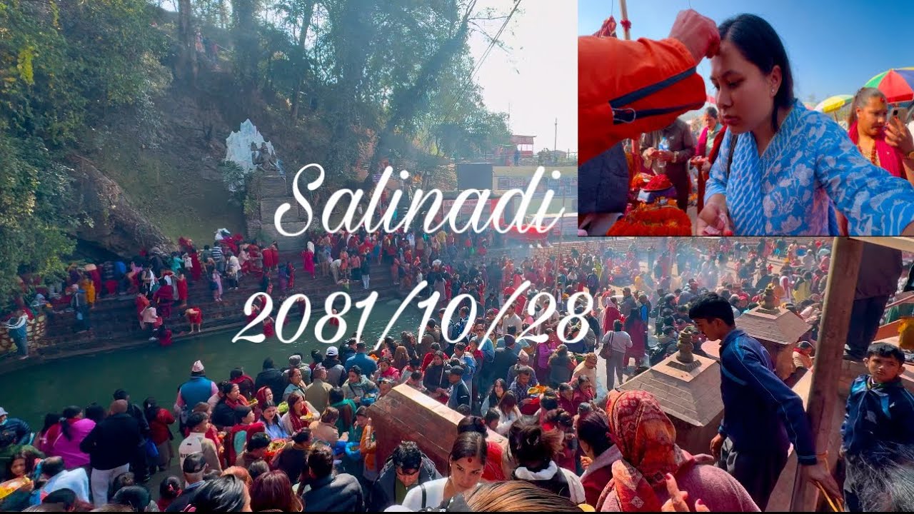 Salinadi Mandir ma kati dherai manxeharu😮 Majjale Darshan gariyo 🙏Yo barsa ko mela pani sakkiyo