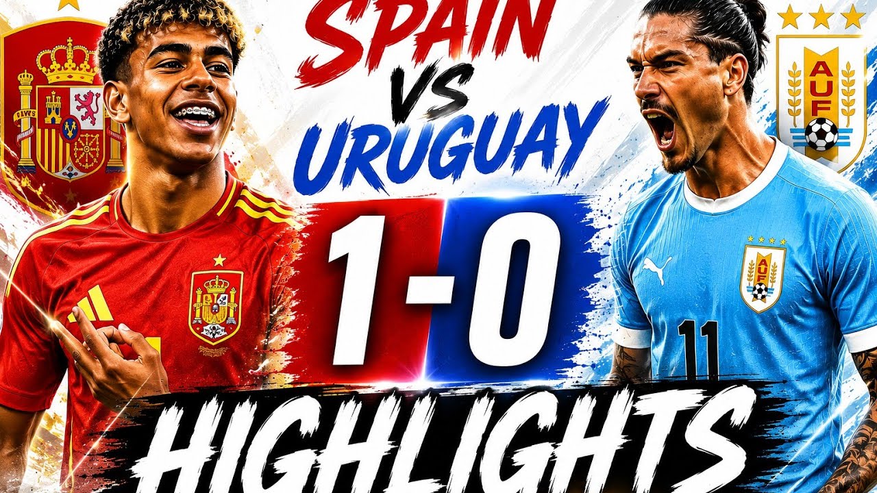 Spain vs Uruguay Highlights Today | Spain 1-0 Uruguay | FIFA World Cup 2026