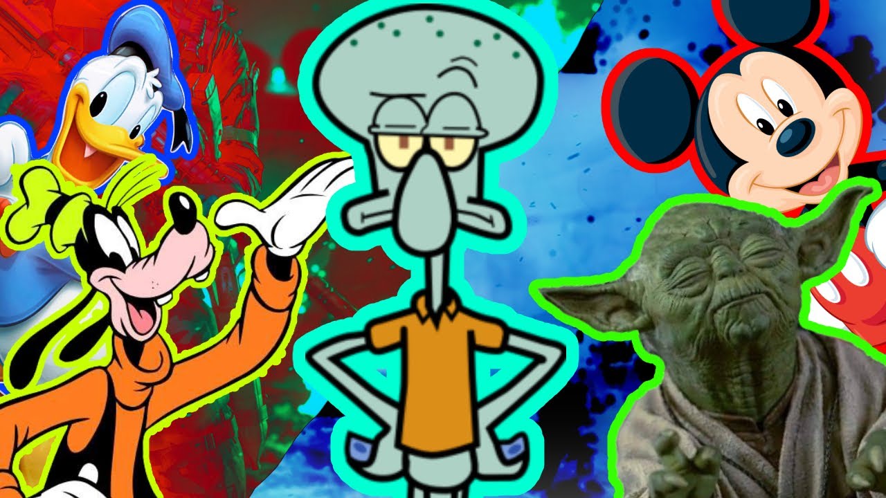 SQUIDWARD, YODA, AND MICKEY'S CLUBHOUSE | Cold War (Voicetrolling)