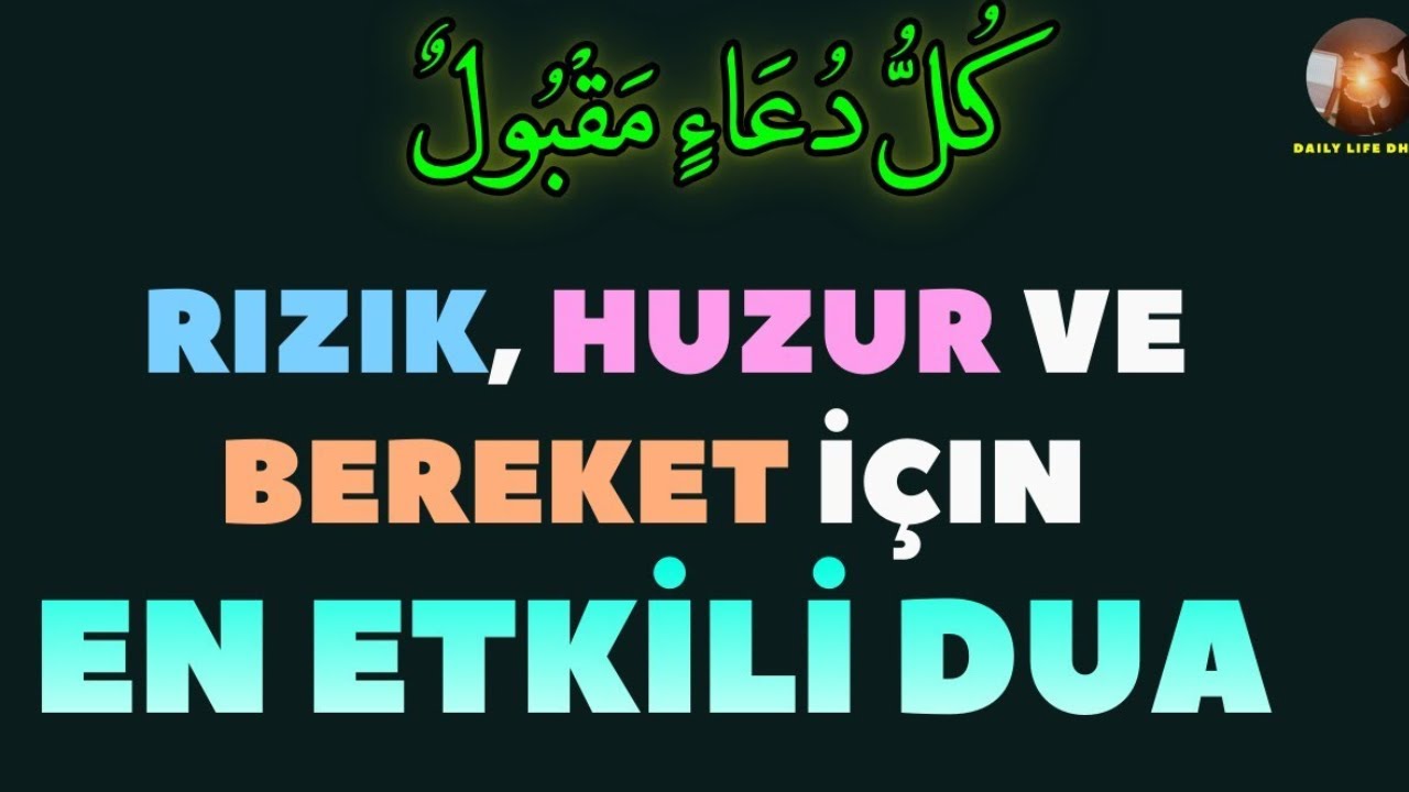 BU DUAYI DİNLEDİKTEN SONRA HAYATIN DEĞİŞECEK | Bolluk, Bereket ve Korunma Duası