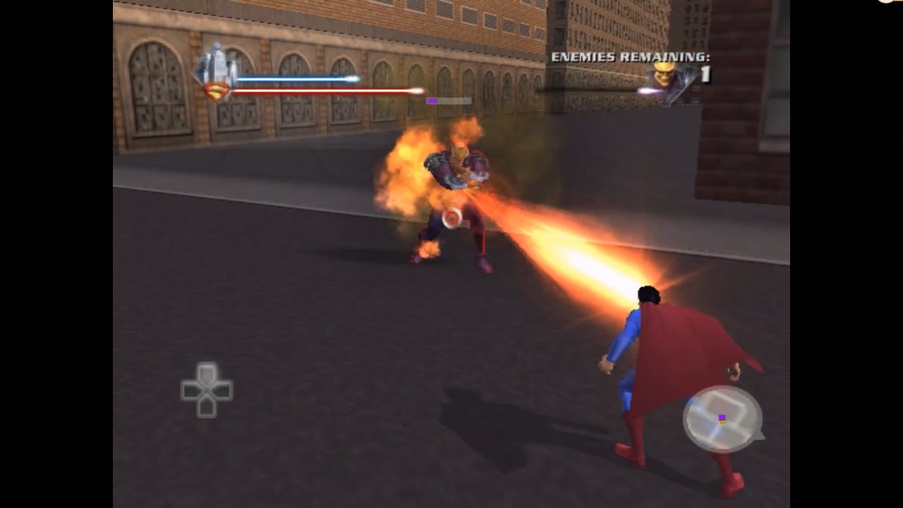 SUPERMAN VS. MONGUL, FINAL BOSS BATTLE, | Superman Returns The Video Game | PS2 Emulator, PC, Cheats