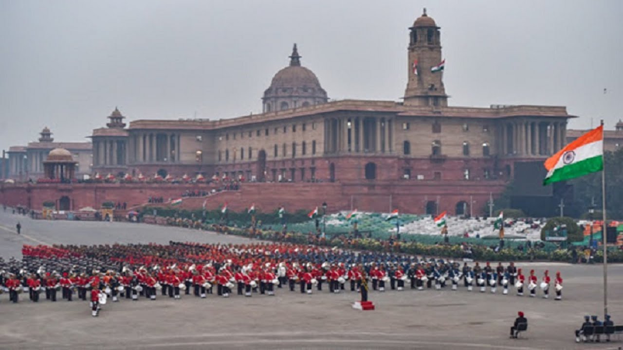 The Beating Retreat from Vijay Chowk,New Delhi on 29.01.2021