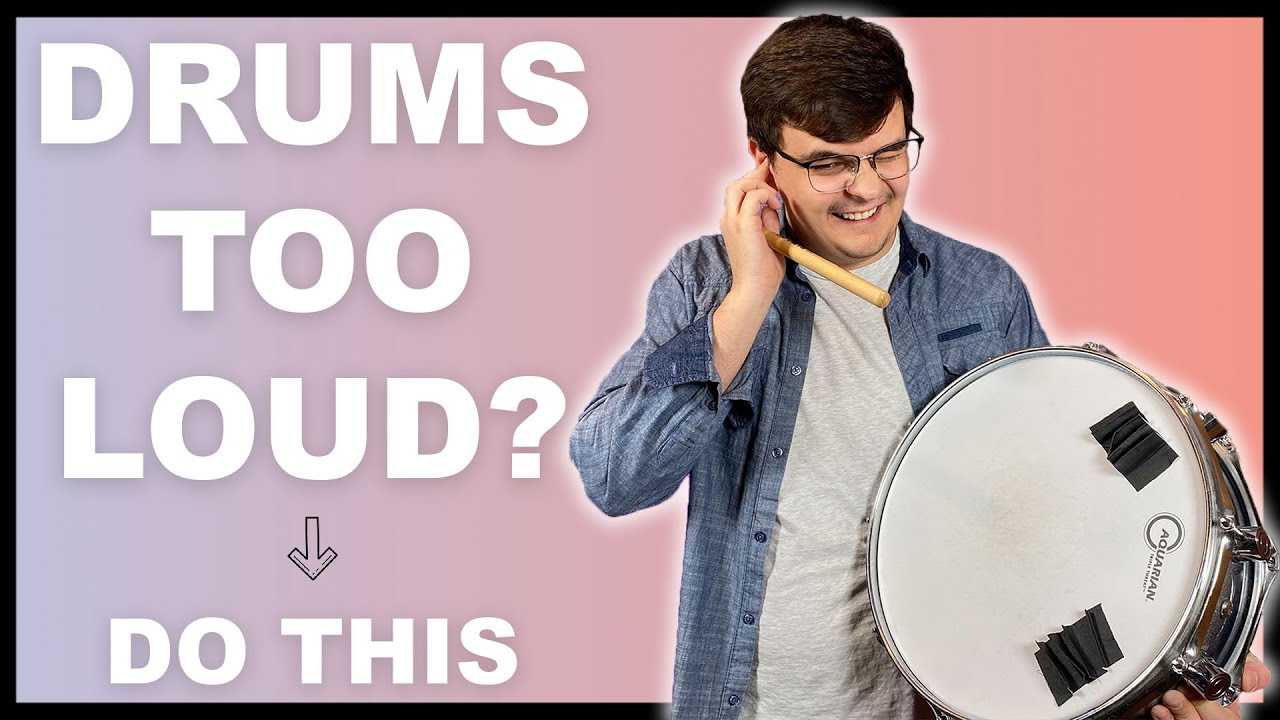 How To Make Your Drums Quieter | Lowering Drum Volume