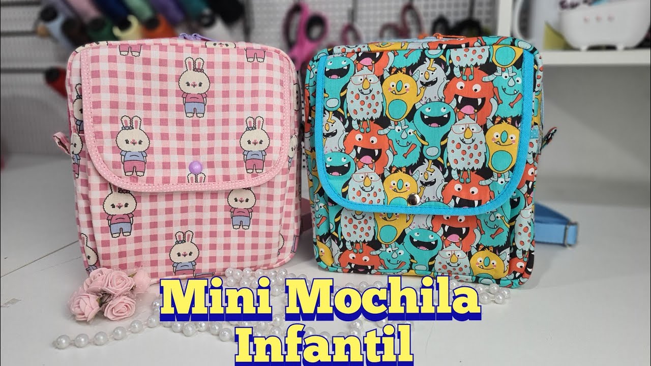 Como fazer mini mochila infantil