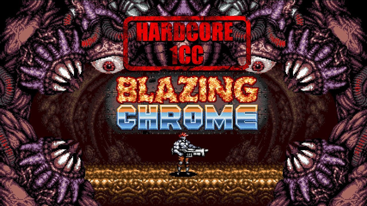 Blazing Chrome Hardcore 1CC (Doyle) [PC Steam]