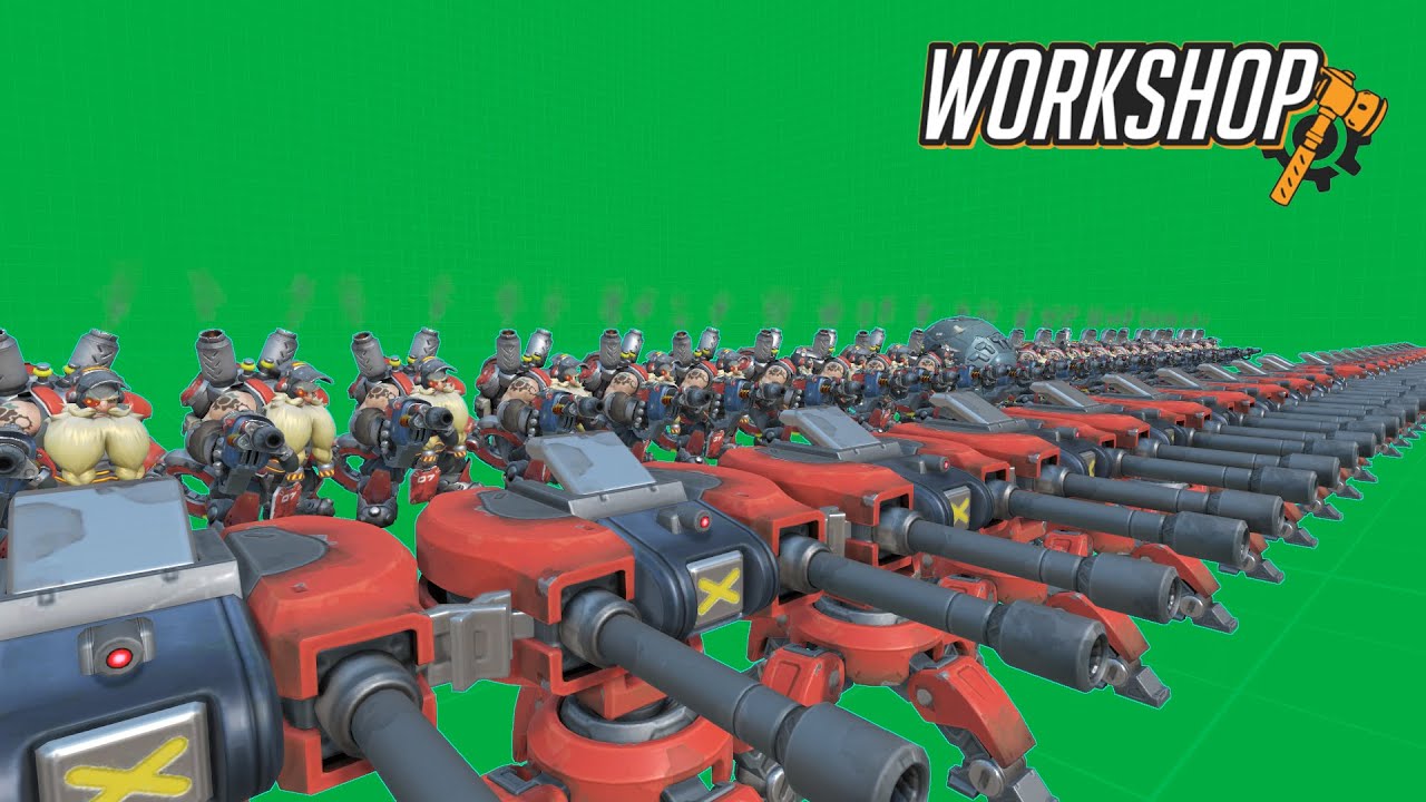 Overwatch Workshop - Replace Hammond's mines with Torbjorn's turret