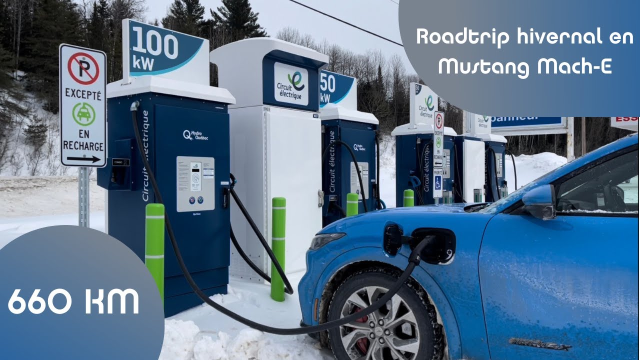 Roadtrip hivernal en Ford Mustang Mach E (660 km)