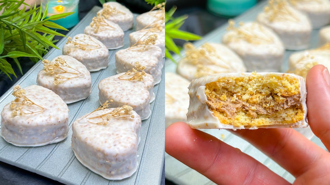 ألذ صابلي درتو في حياتي 🤤 صابلي جوز الهند يذوب ذوبان و محشي بألذ كريمة 😍