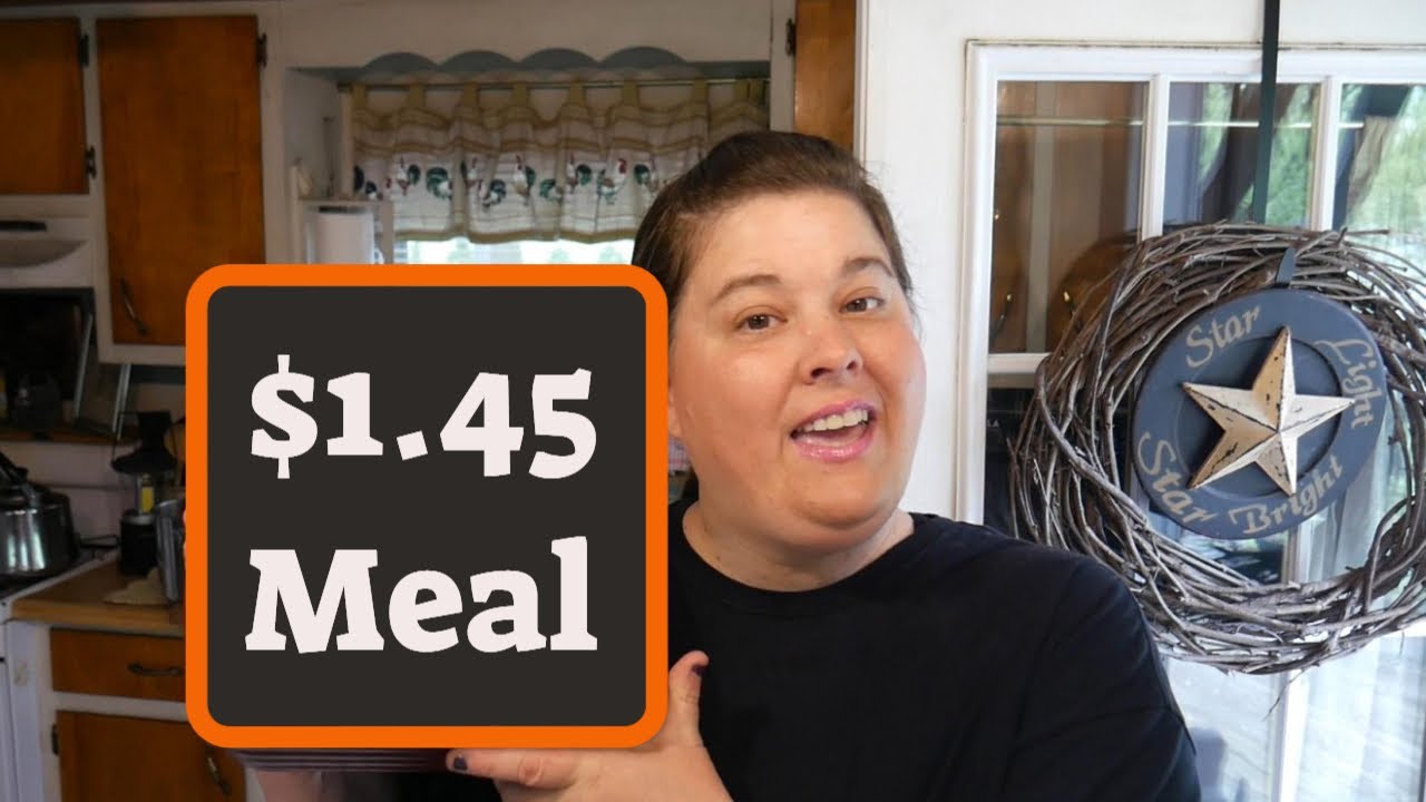 $ 1.45 Hearty Home MEAL /Per Serving ,Poor Man's Healthy Meal