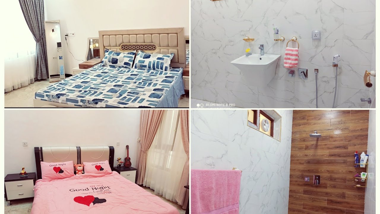 تنظيف البيت قبل العيد 🧹🧽 جولة بالطابق الثاني من البيت 🏡