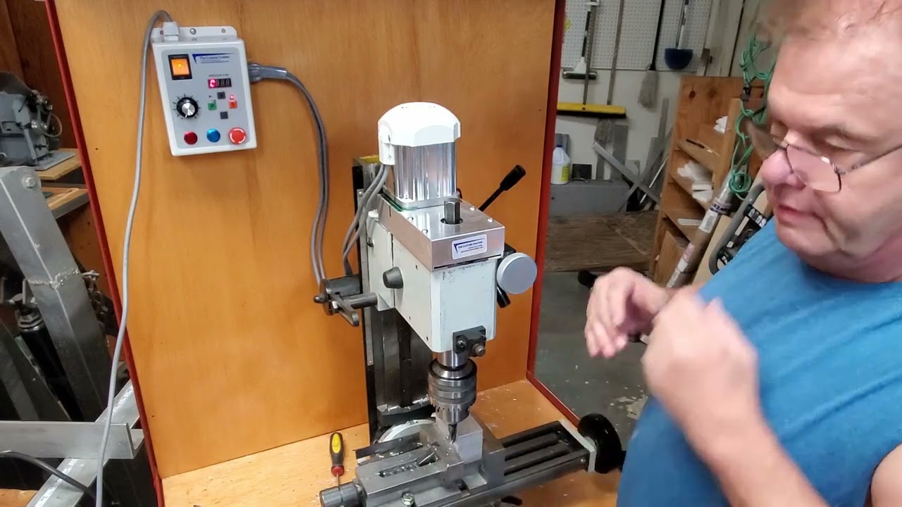 900 Watt Mini Mill Servo Motor Upgrade with 1 to 1 ratio and Digital Display