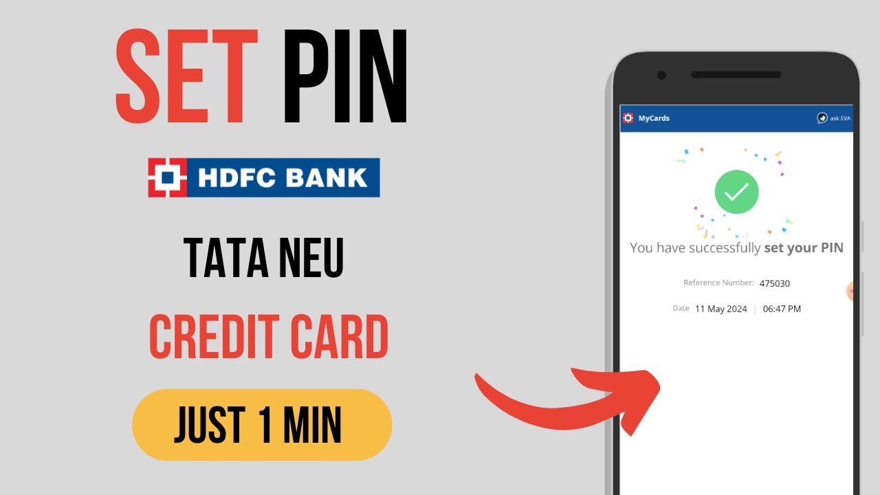 How To Set Pin For Tata Neu Credit Card | Generate Pin | HDFC Credit Card | Tamil | 2025
