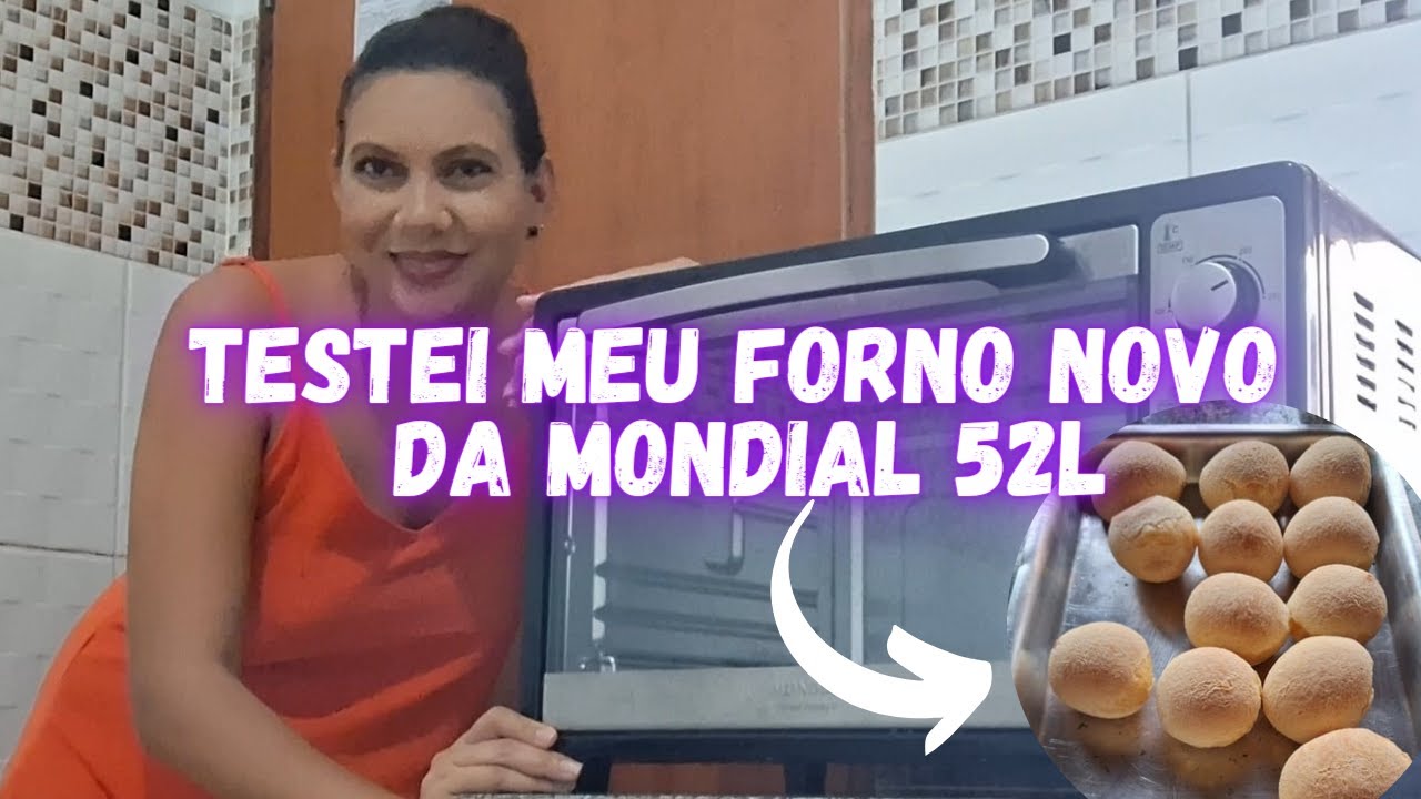 FORNO ELÉTRICO MONDIAL 52L PRIMEIRAS IMPRESSÕES/ QUAL SEU TAMANHO INTERNO