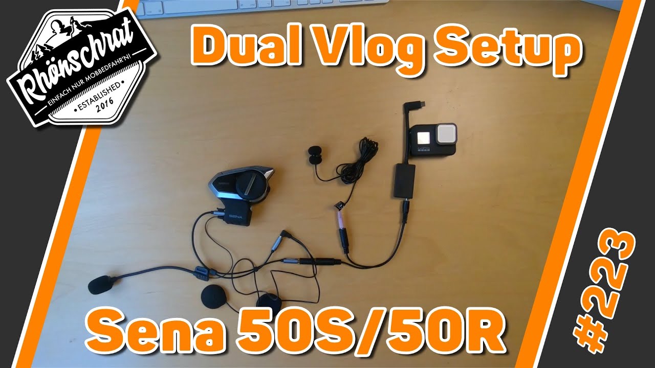 Dual Vlog Setup für Sena 50S und 50R | #223
