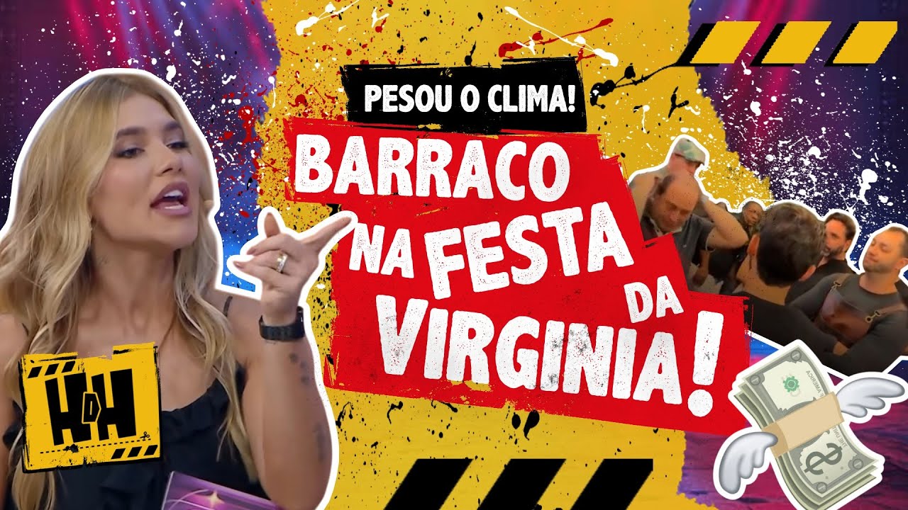 Climão na festa do Programa da Virginia!