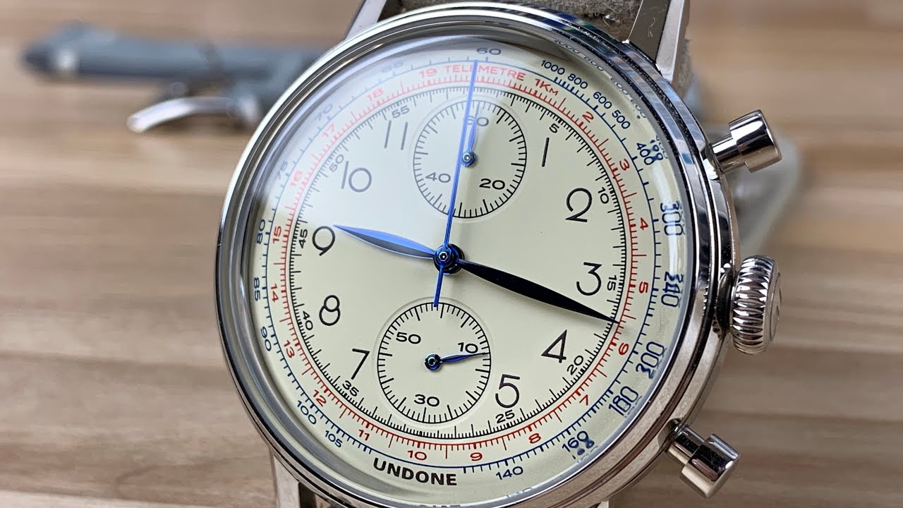 Undone urban “Killy” vintage look Chronograph