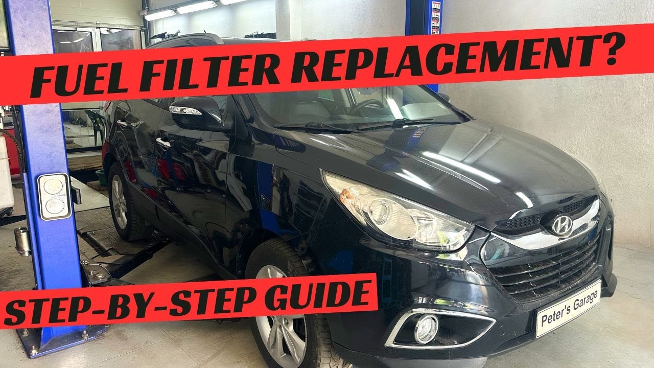 Hyundai IX35 2.0 CRDI Fuel Filter replacement