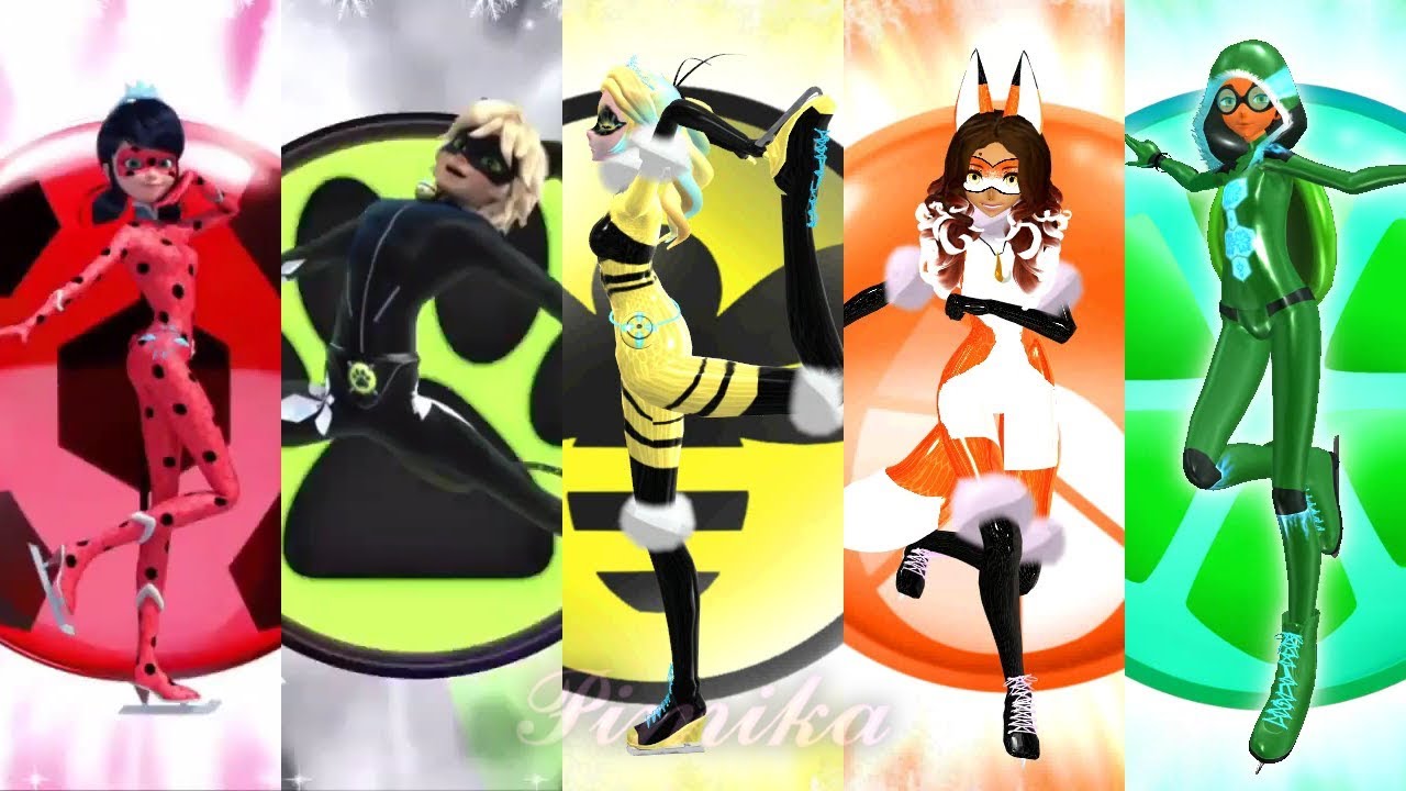 【MMD】Miraculous ☆ All Ice Transformations「Power FANMADE」