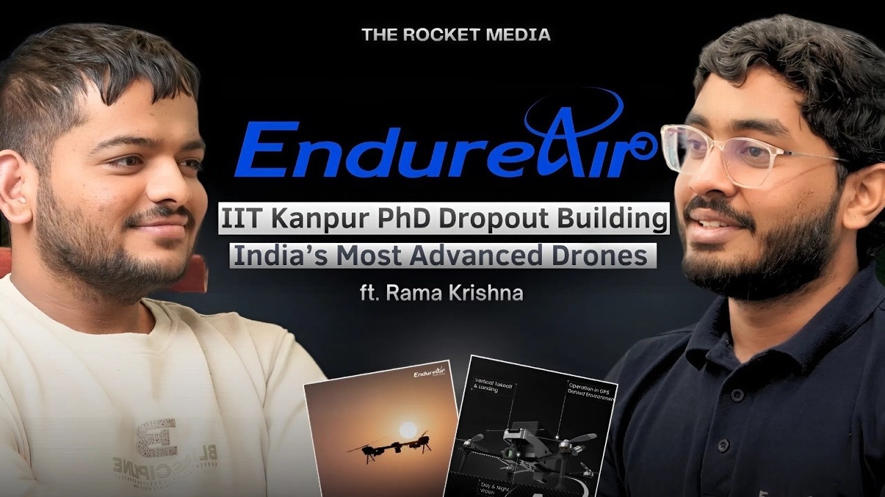 IIT Kanpur PhD Dropout Building India’s Most Advanced Military Drones & UAVs | ft. EndureAir Systems