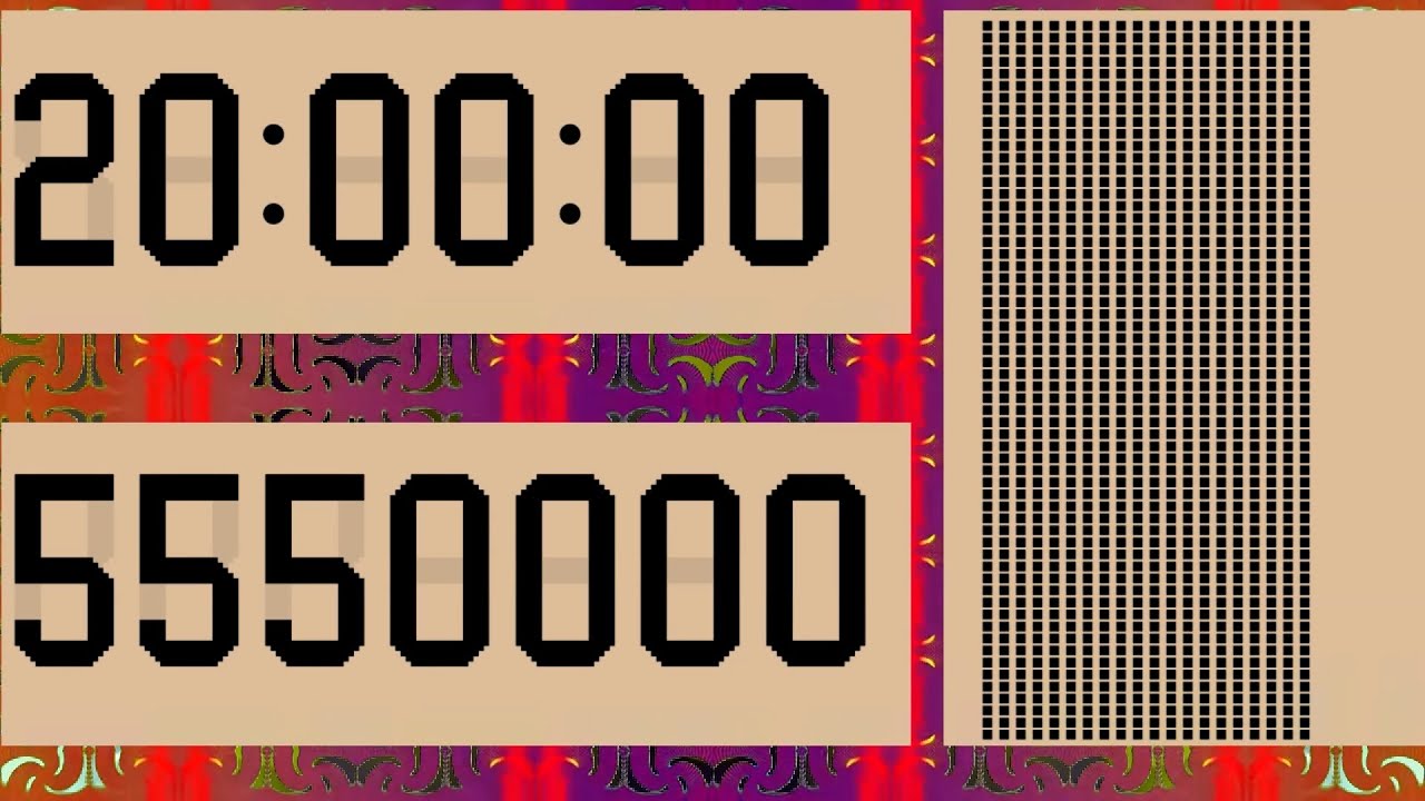 BCG 20 Minutes Countdown (5,550,000 Units Dot) Remix Mario Party 8 It's on Now