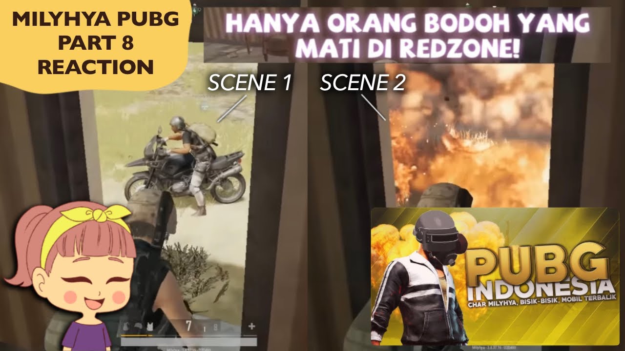 MELEDAK DEPAN MUKA, CUMA PAKAI ROK, DAN TEORI BISIK-BISIK | MILYHYA PUBG (PART 8)