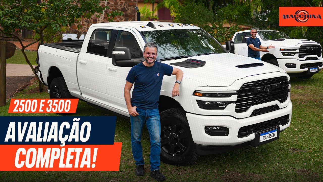 Teste completo do novo motor Cummins e câmbio ZF da nova RAM 2500 e 3500! Todas versões e preços.