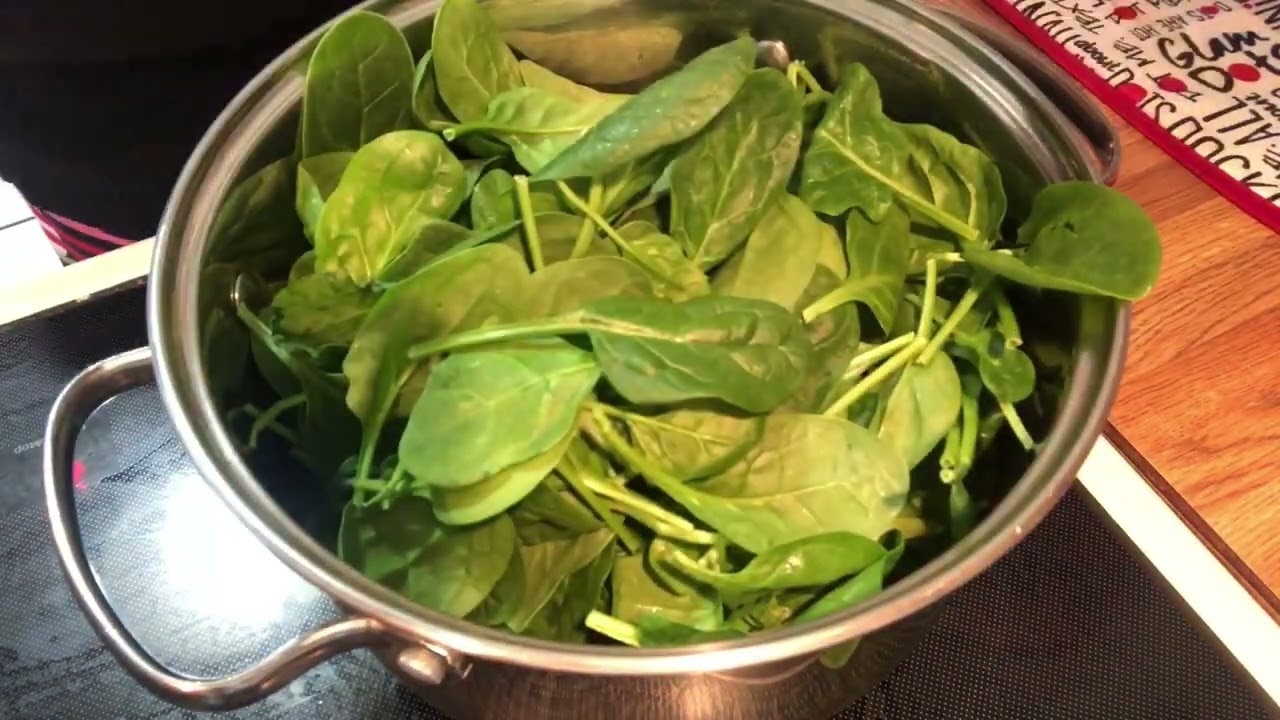 Soupe d’épinards  Frais