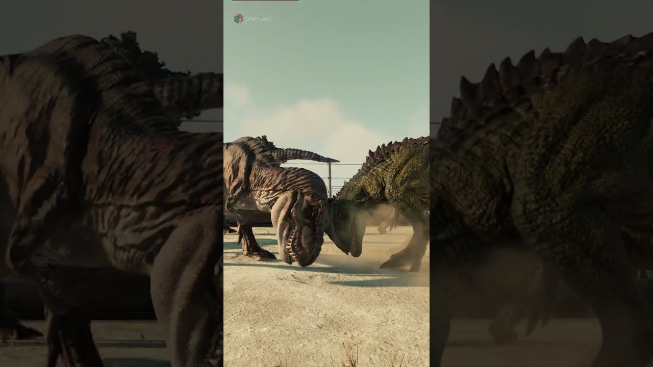 Tyrannosaurus Rex VS Giganotosaurus - Jurassic World Evolution 2 Dominion Malta Expansion