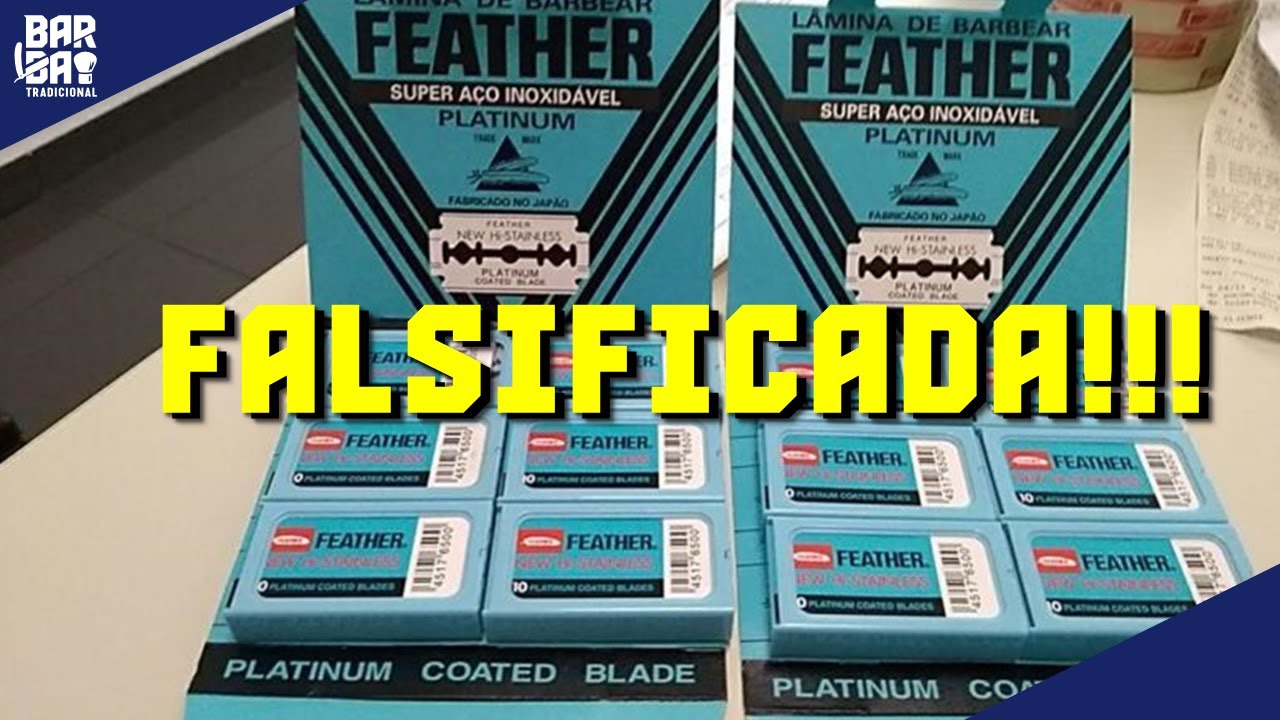 💈CUIADO! Feather FALSIFICADA! 8 Diferenças entre orginal e fake 💈