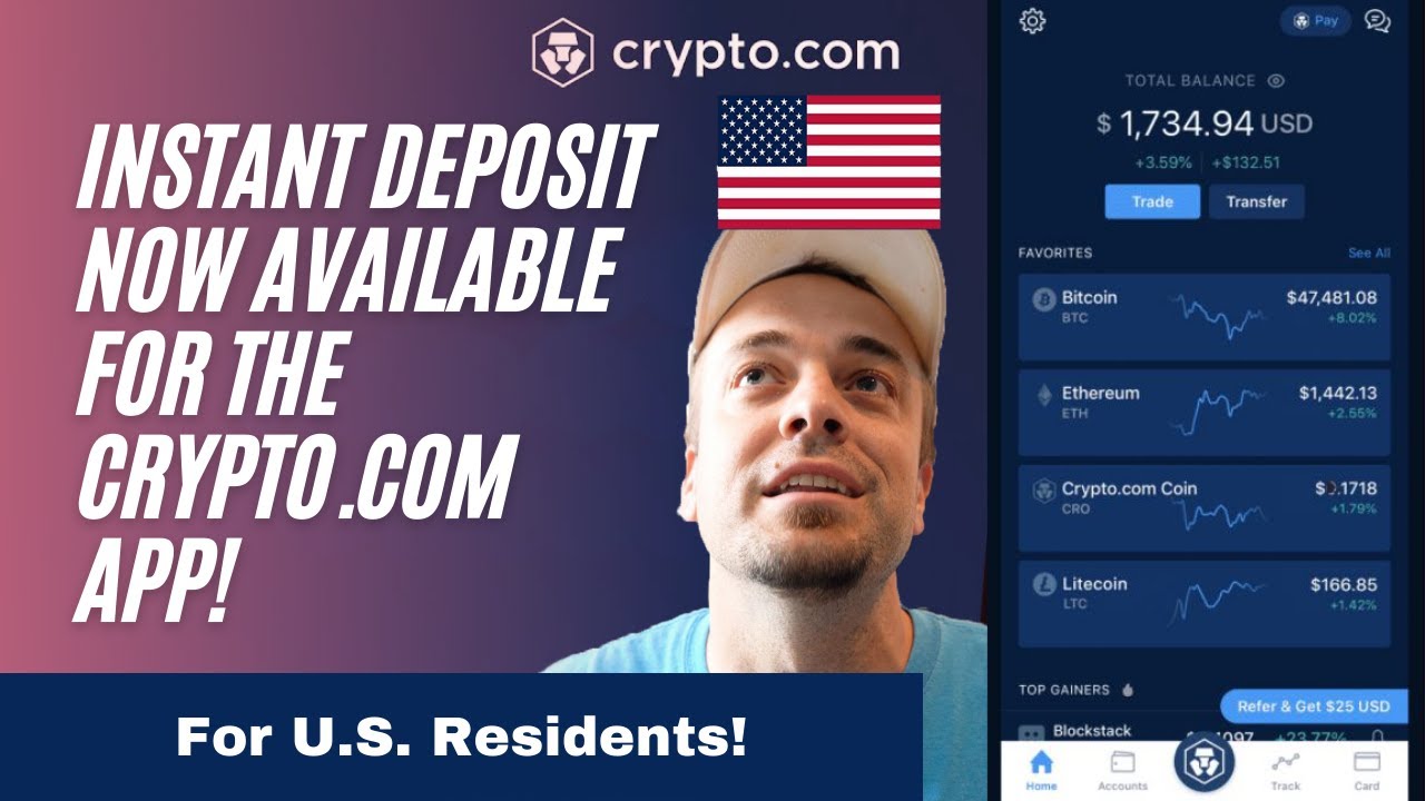 Instant Deposit Now Available in the Crypto.com App for U.S. Residents!