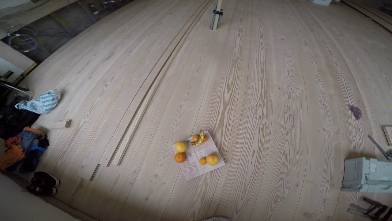 Unique solid wooden floor installation (part 2 )