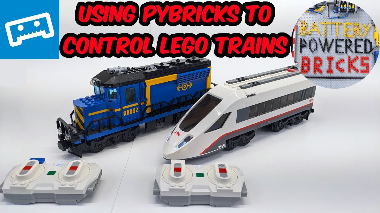Использование PyBricks для управления поездами Lego